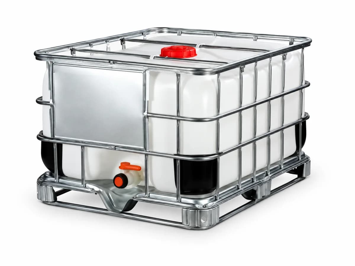 Horizontal Composite IBC Container — 500 L / 3-Inch Valve