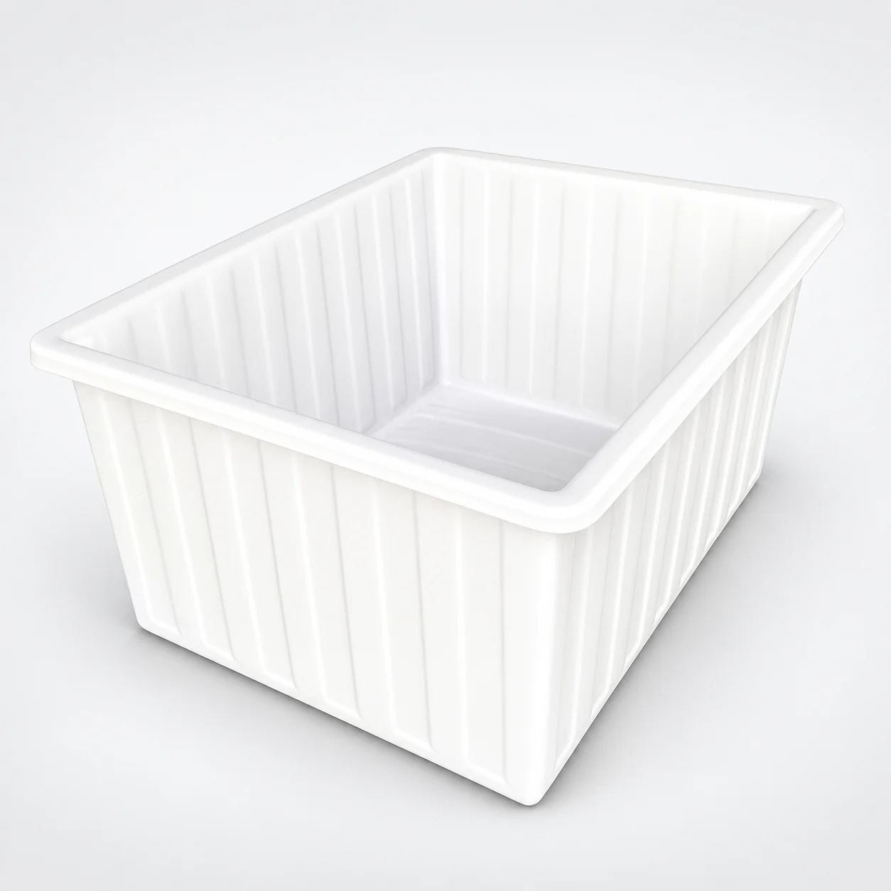 160 L Rectangular Open-Top Industrial Tank