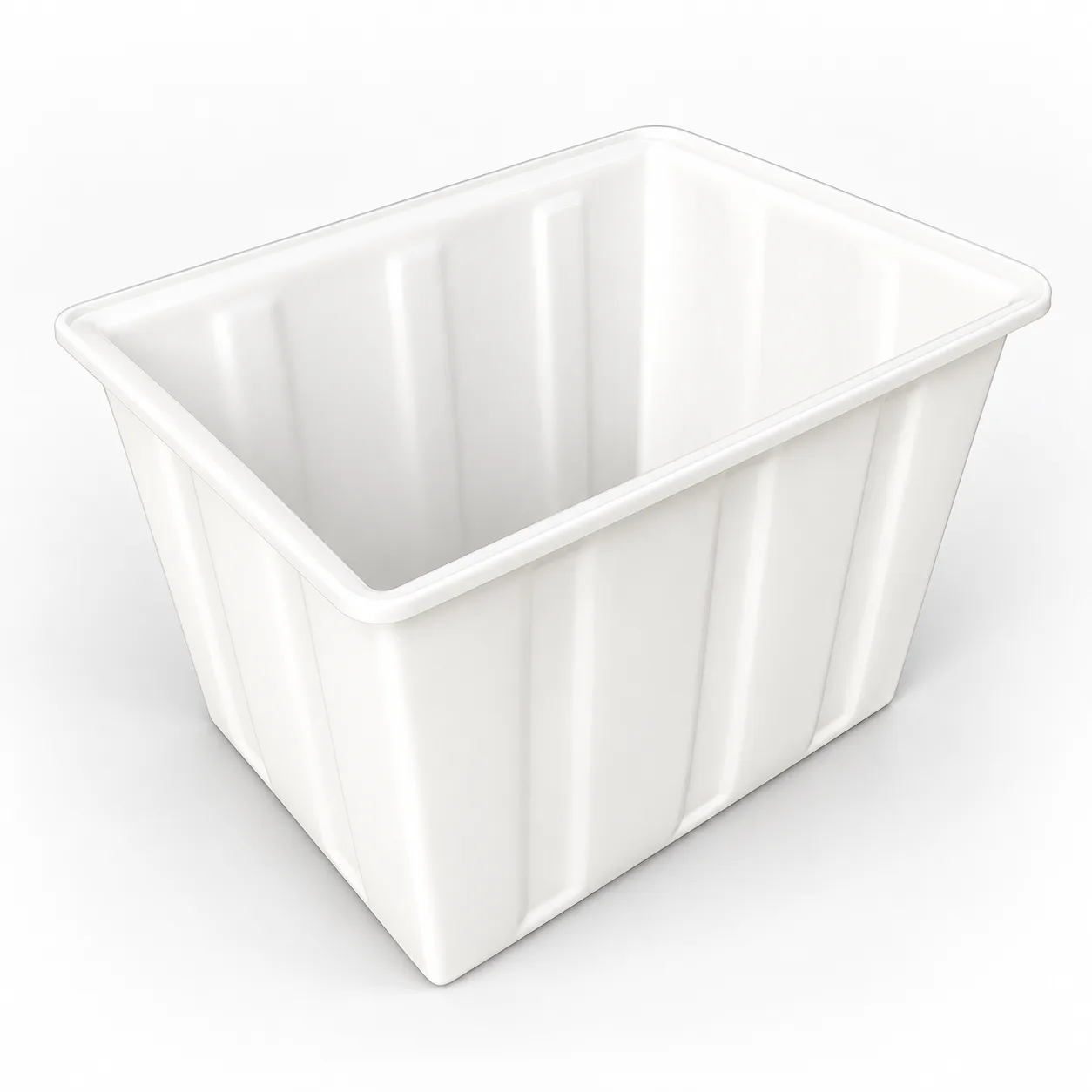 250 L Rectangular Open-Top Industrial Tank