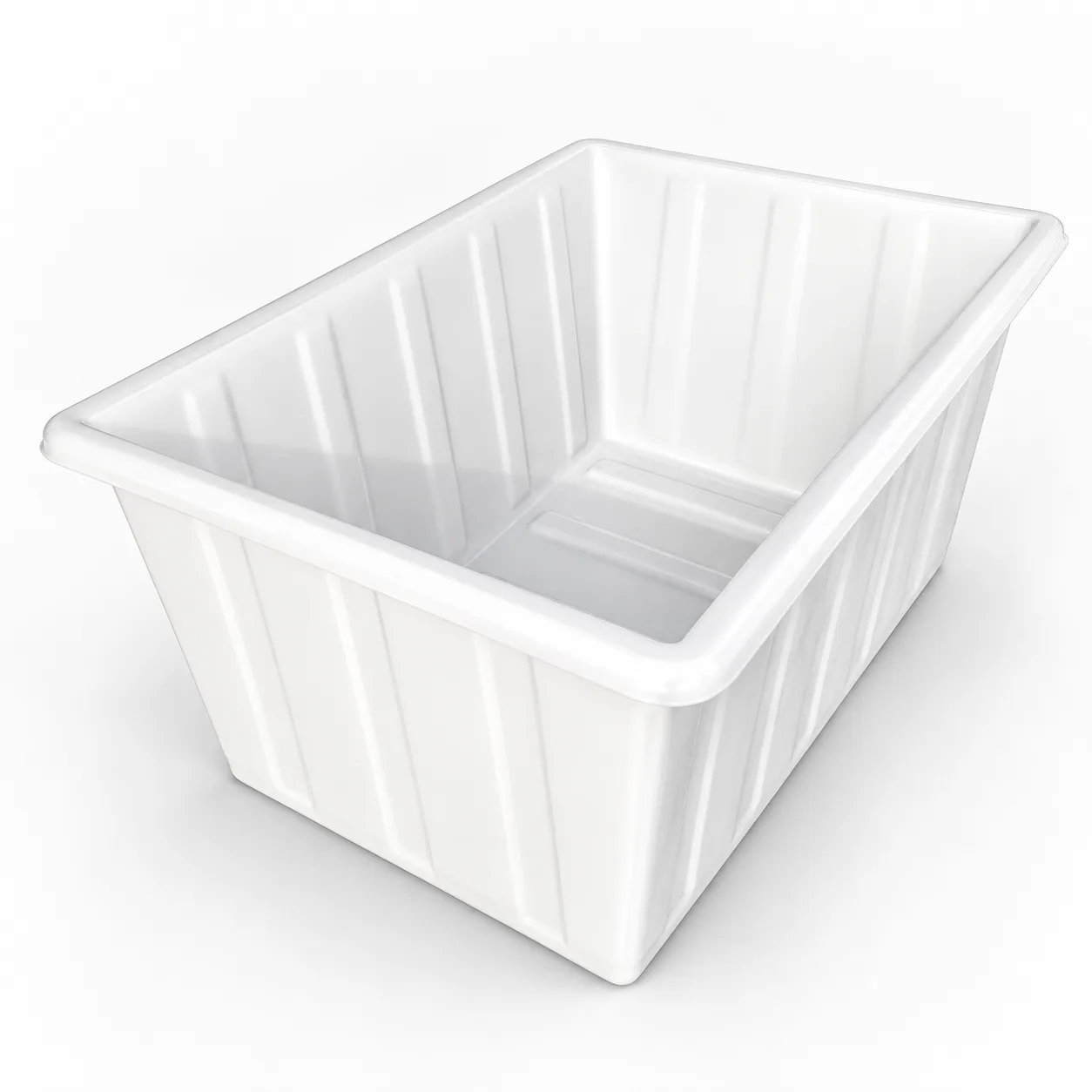 600 L Rectangular Open-Top Industrial Tank