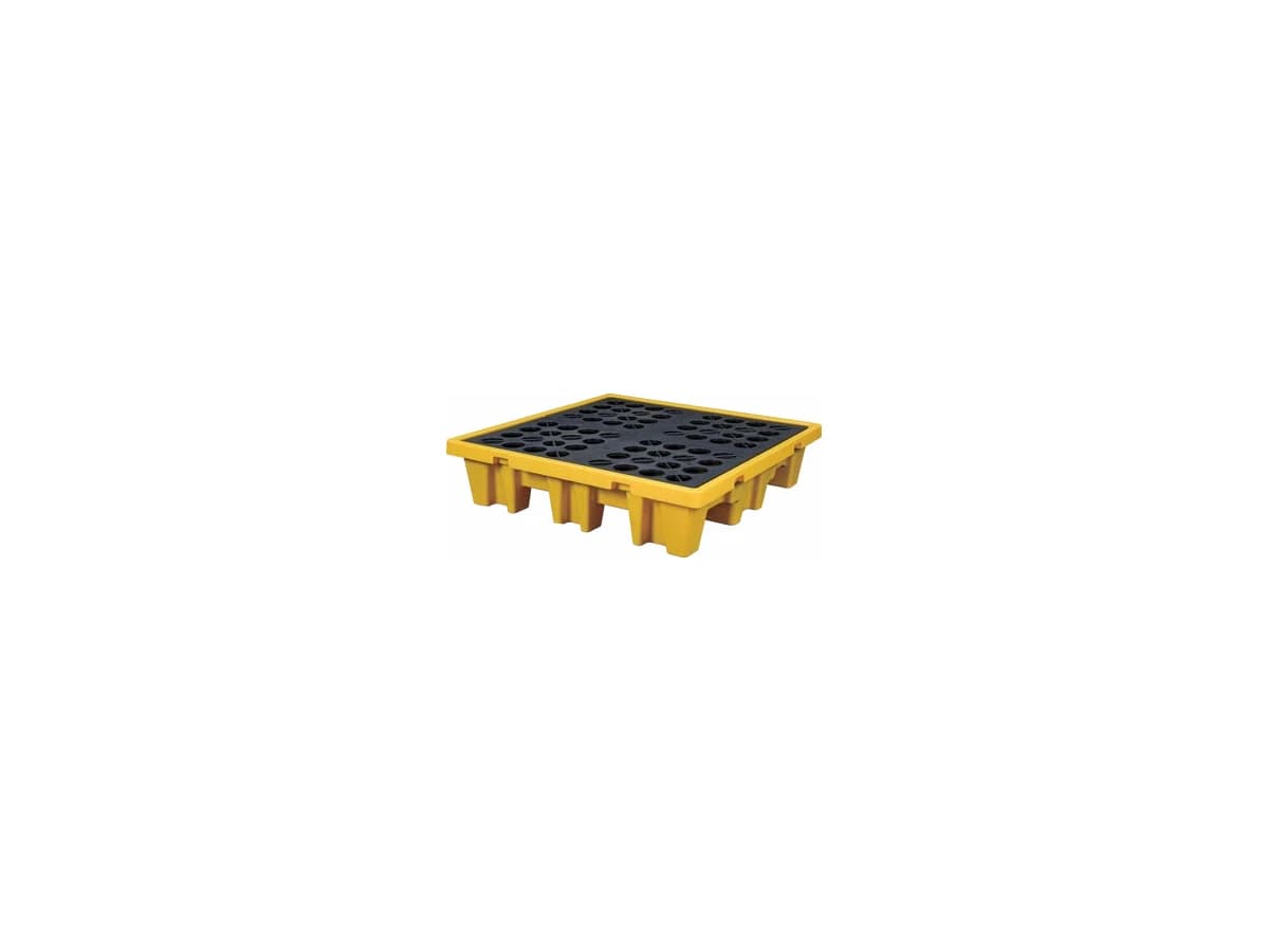 Low-Profile Spill Containment Pallet — 1,300 × 1,300 × 300mm