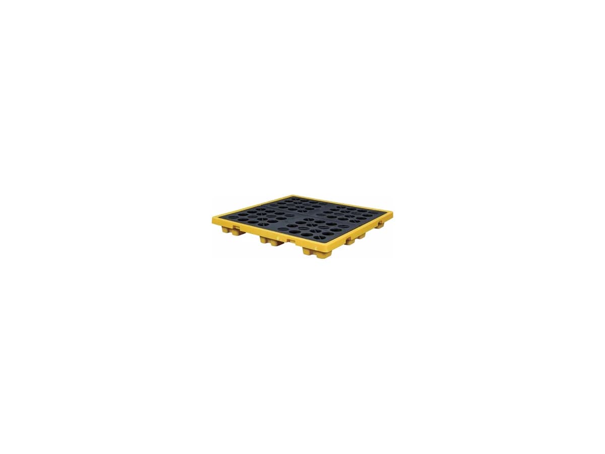 Low-Profile Spill Containment Pallet — 1,300 × 1,300 × 150mm