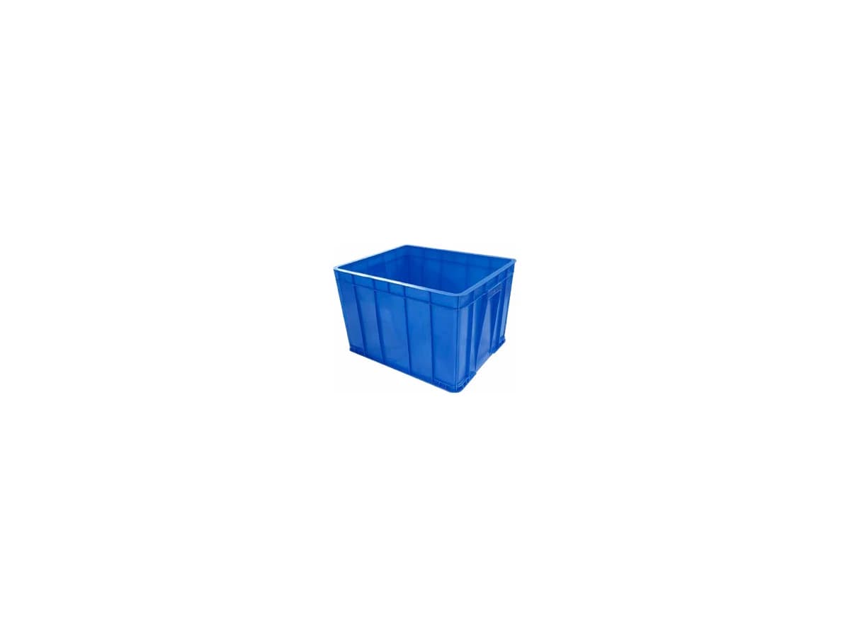 Stackable Plastic Logistics Box — 595 × 485 × 395mm