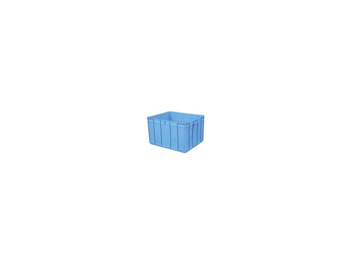 Stackable Plastic Logistics Box — 600 × 485 × 355mm