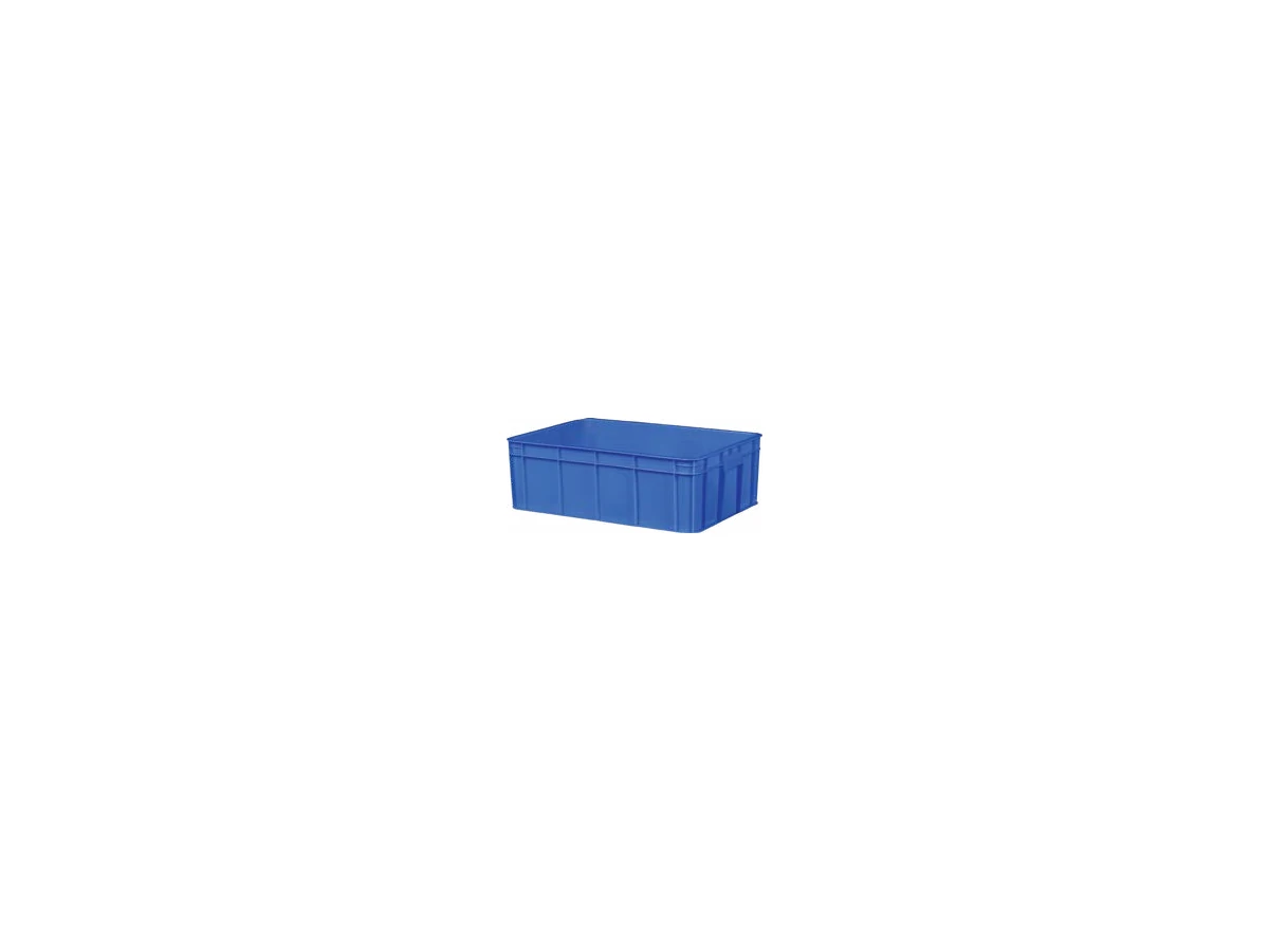 Stackable Plastic Logistics Box — 610 × 420 × 200mm