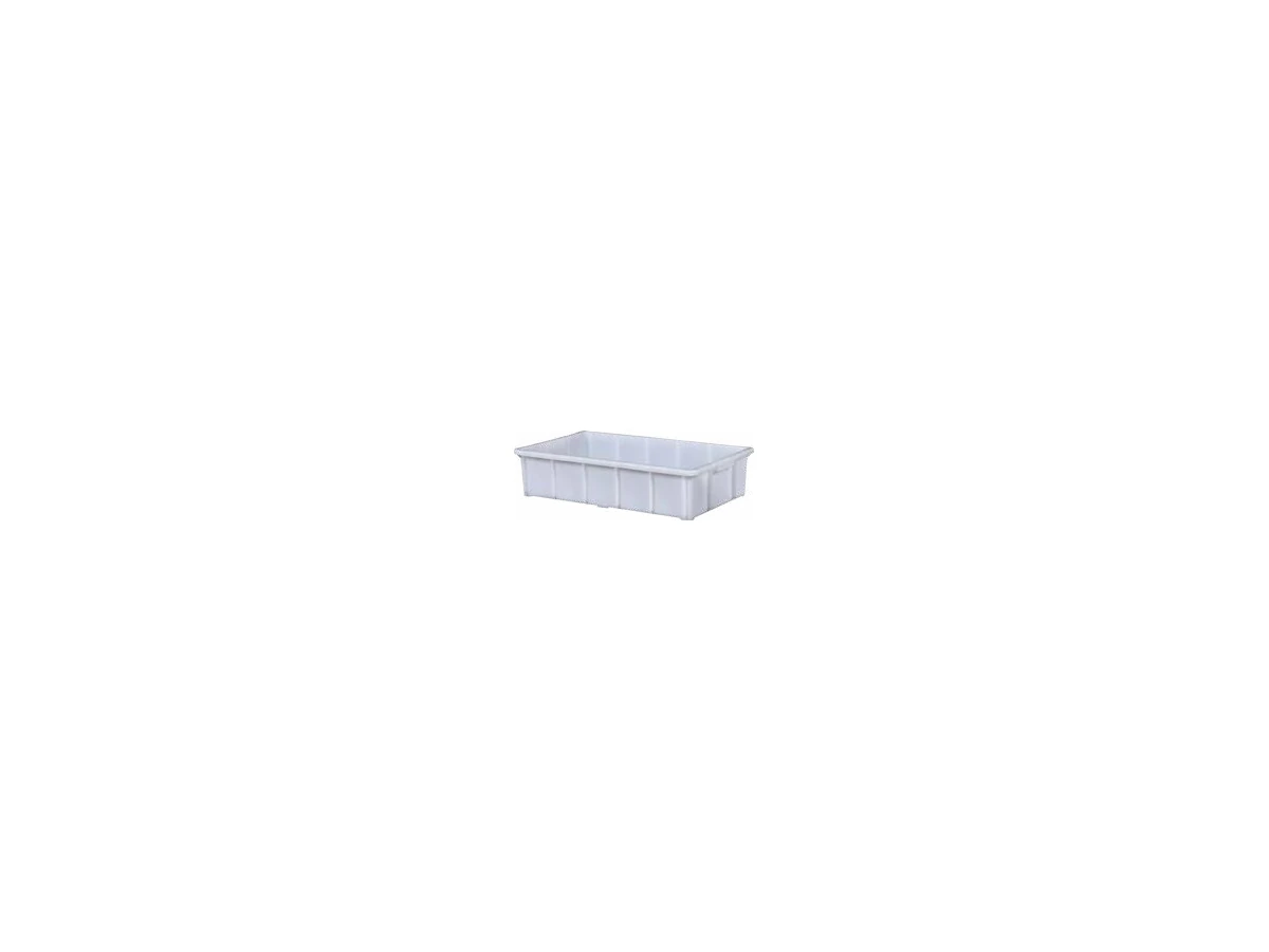 Stackable Plastic Logistics Box — 670 × 410 × 155mm