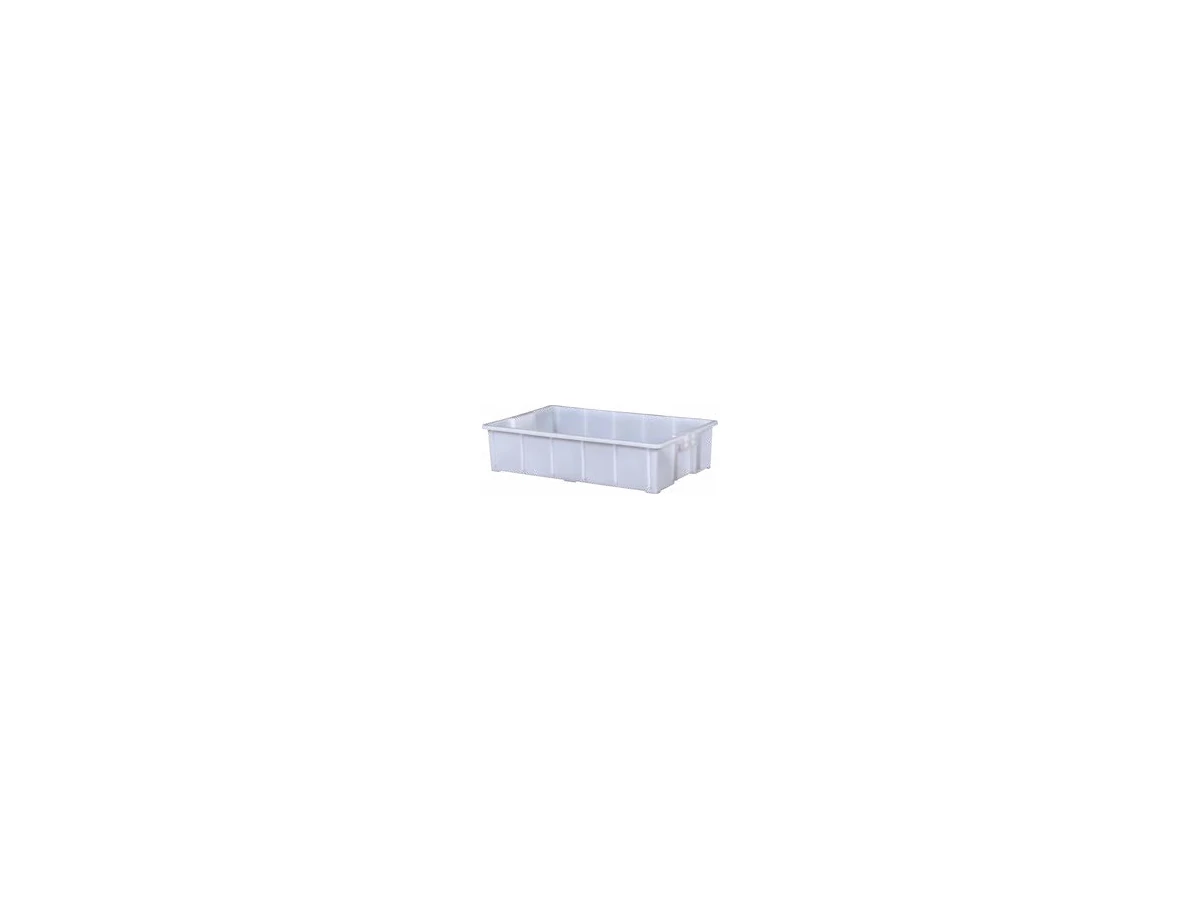 Stackable Plastic Logistics Box — 670 × 410 × 155mm