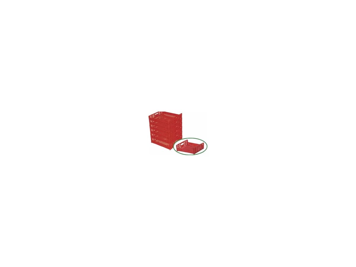 Stackable Plastic Logistics Box — 550 × 480 × 165mm