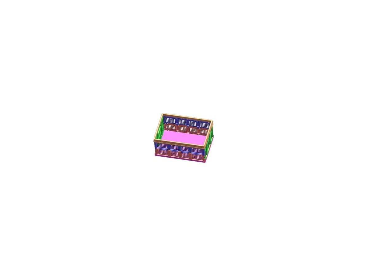 Collapsible Plastic Logistics Box — 567 × 404 × 263mm