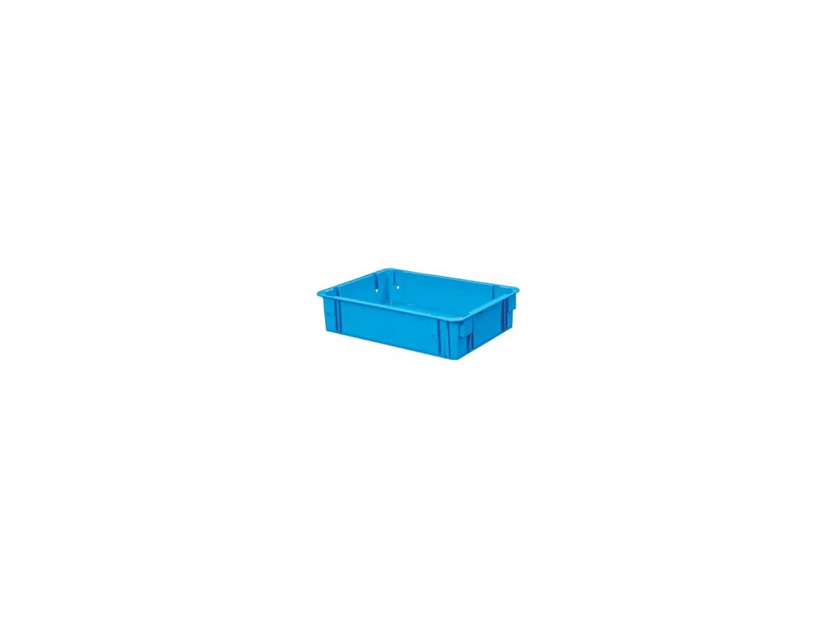 Nestable Plastic Logistics Box — 620 × 430 × 138mm