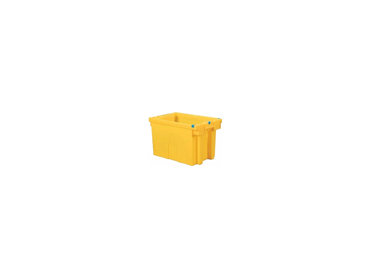 Nestable Plastic Logistics Box — 600 × 400 × 375mm