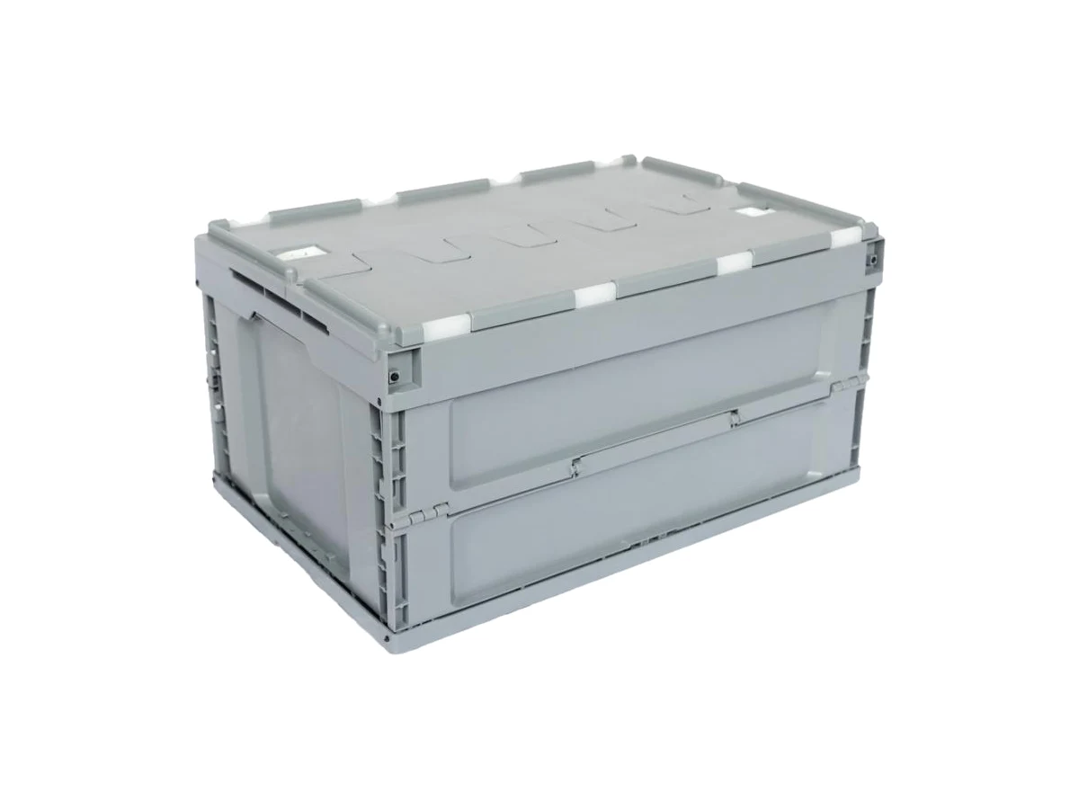 Lidded Euro Folding Container — 600 × 400 × 290