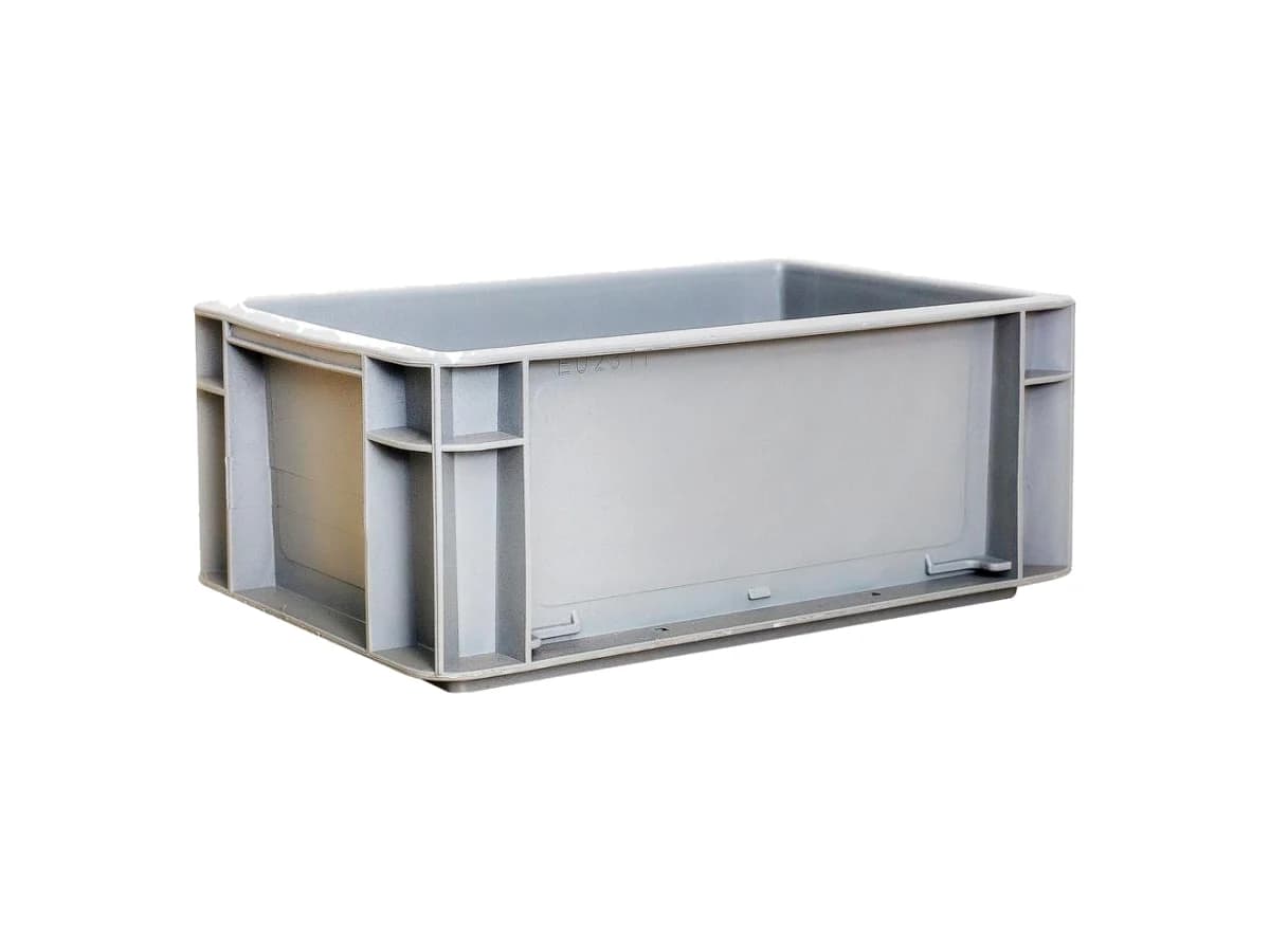 Straight-Wall Euro Logistics Container — 300 × 200 × 120
