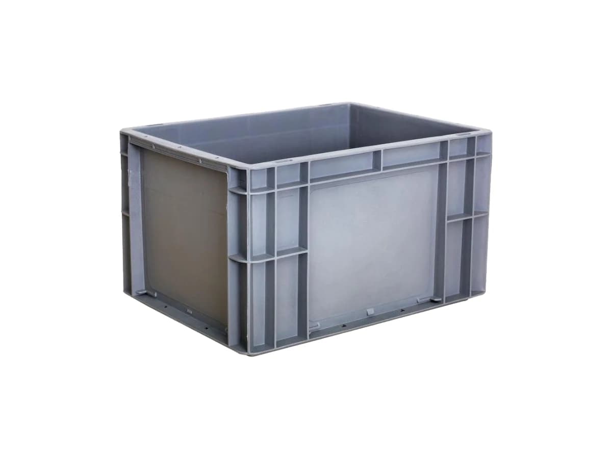 Straight-Wall Euro Logistics Container — 400 × 300 × 230