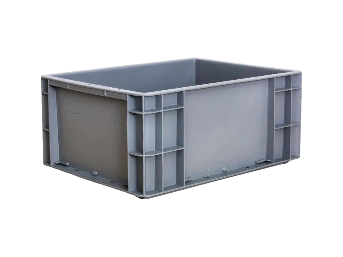 Straight-Wall Euro Logistics Container — 400 × 300 × 175