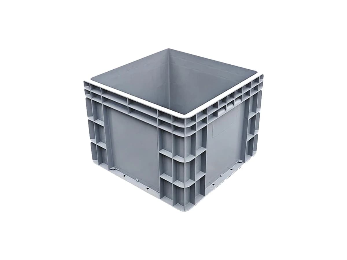 Straight-Wall Euro Logistics Container — 400 × 400 × 300