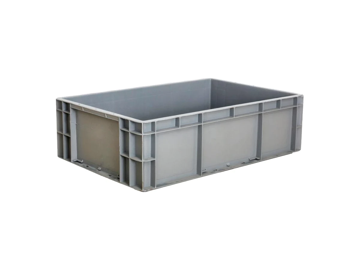 Straight-Wall Euro Logistics Container — 500 × 400 × 175