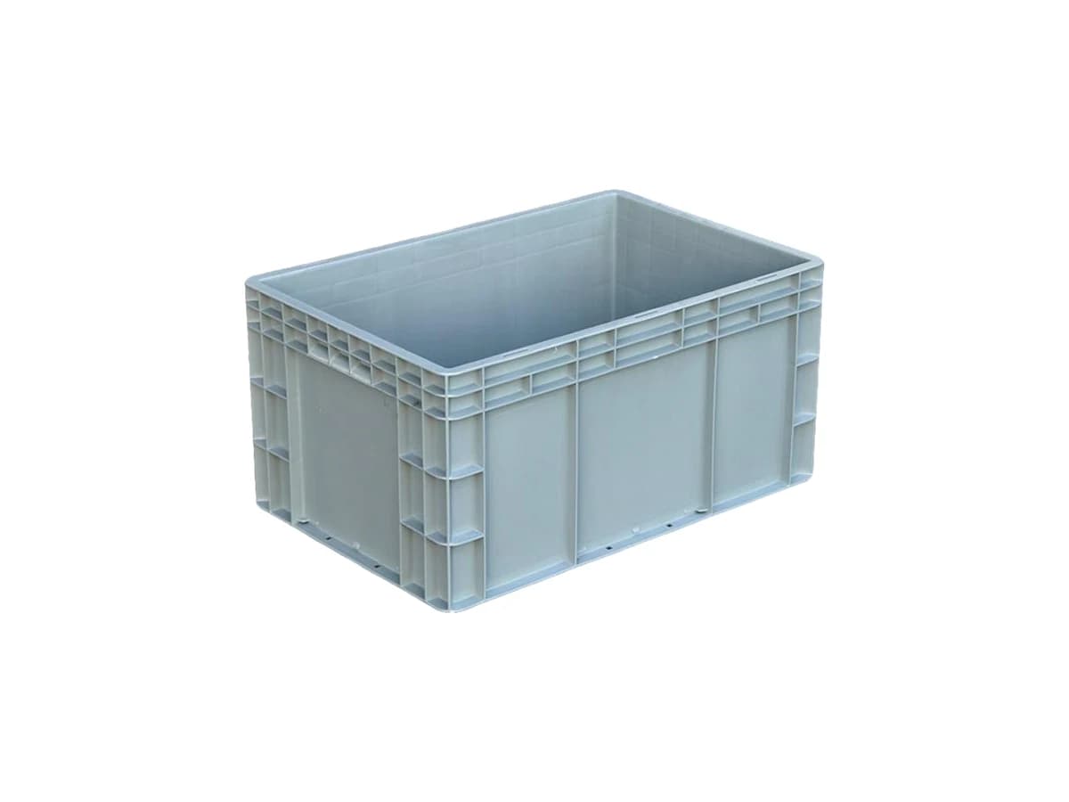 Straight-Wall Euro Logistics Container — 600 × 400 × 300