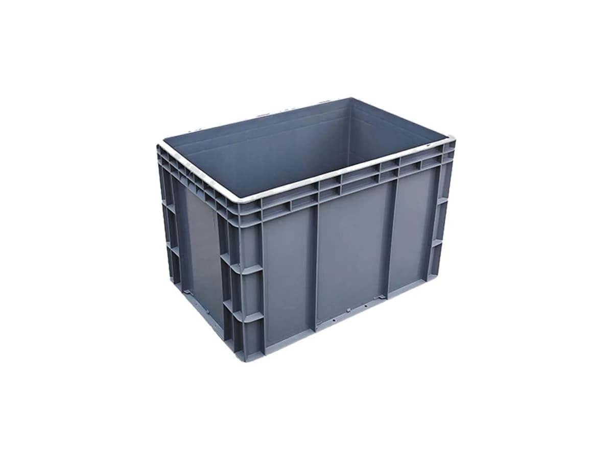 Straight-Wall Euro Logistics Container — 600 × 400 × 400