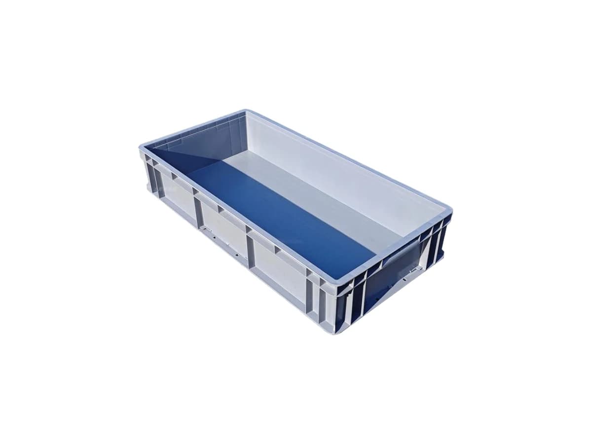 Straight-Wall Euro Logistics Container — 800 × 400 × 148