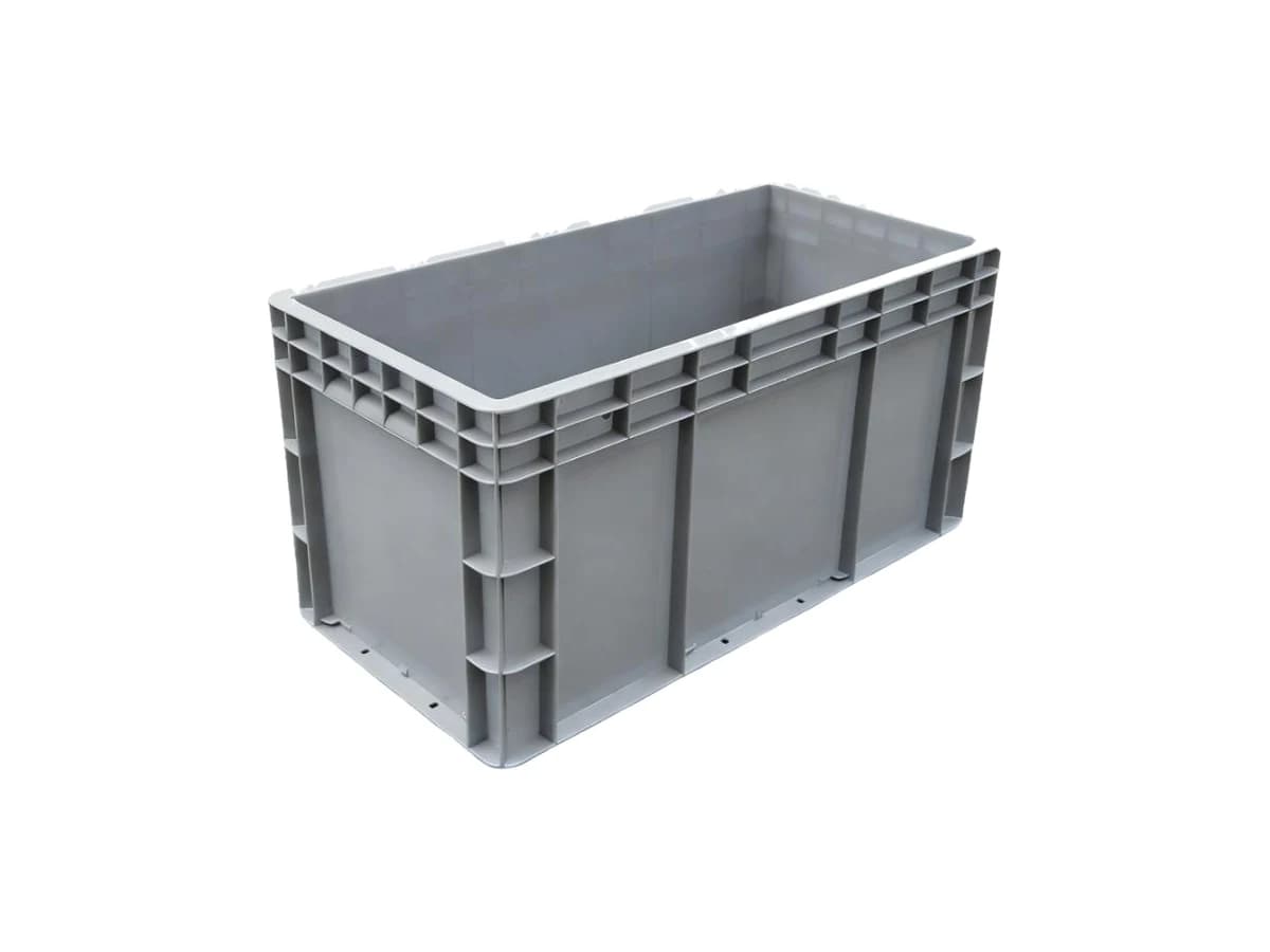 Straight-Wall Euro Logistics Container — 600 × 300 × 300