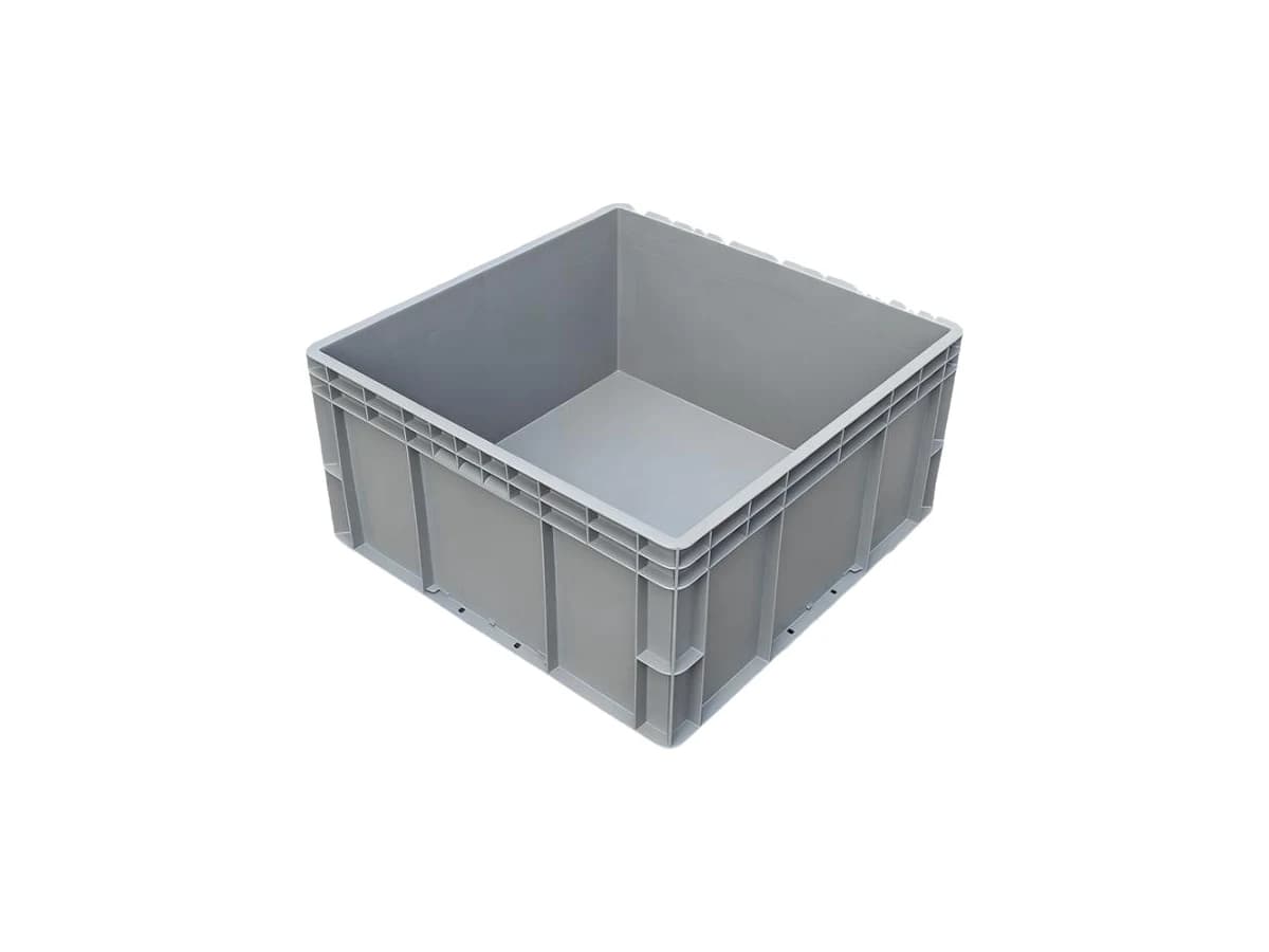 Straight-Wall Euro Logistics Container — 500 × 600 × 300
