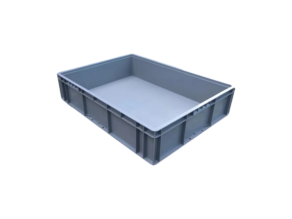 Straight-Wall Euro Logistics Container — 800 × 600 × 175