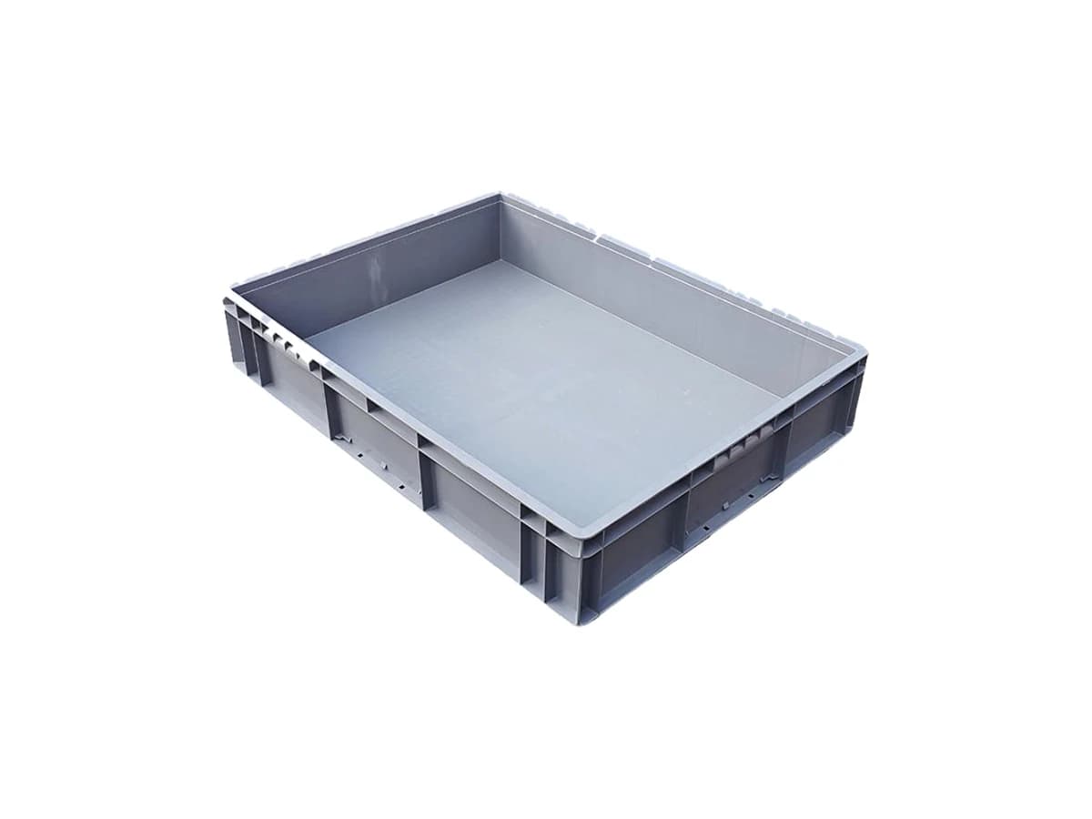 Straight-Wall Euro Logistics Container — 830 × 600 × 148