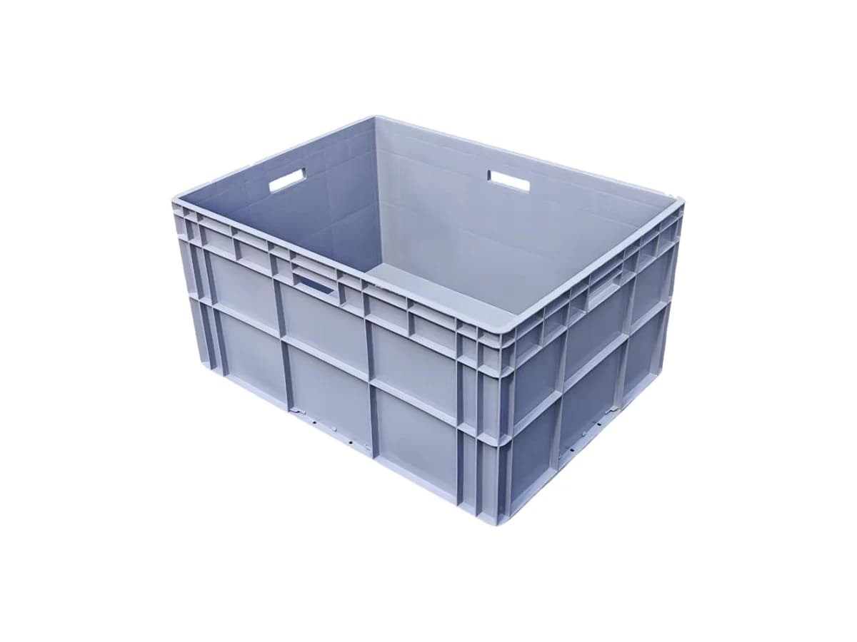 Straight-Wall Euro Logistics Container — 830 × 600 × 400
