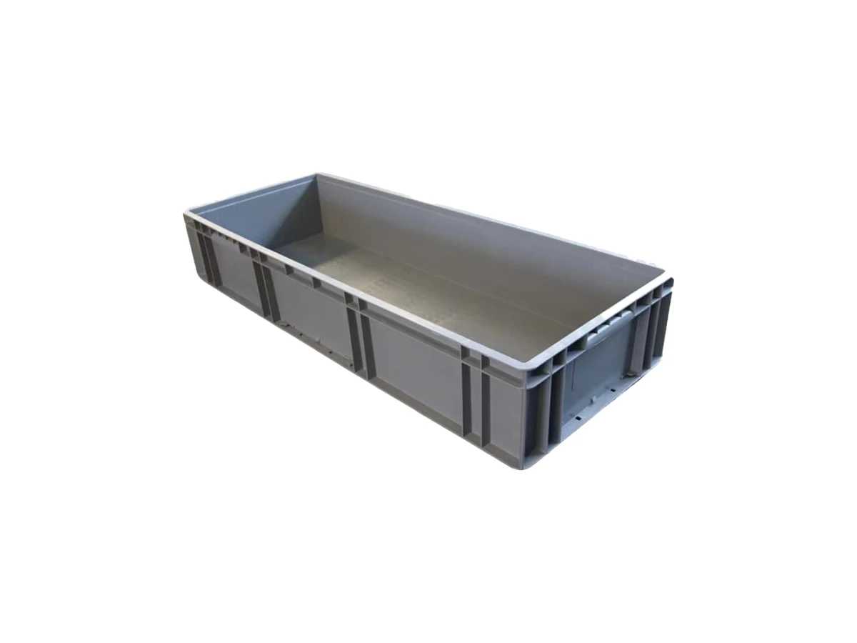 Straight-Wall Euro Logistics Container — 1000 × 400 × 175
