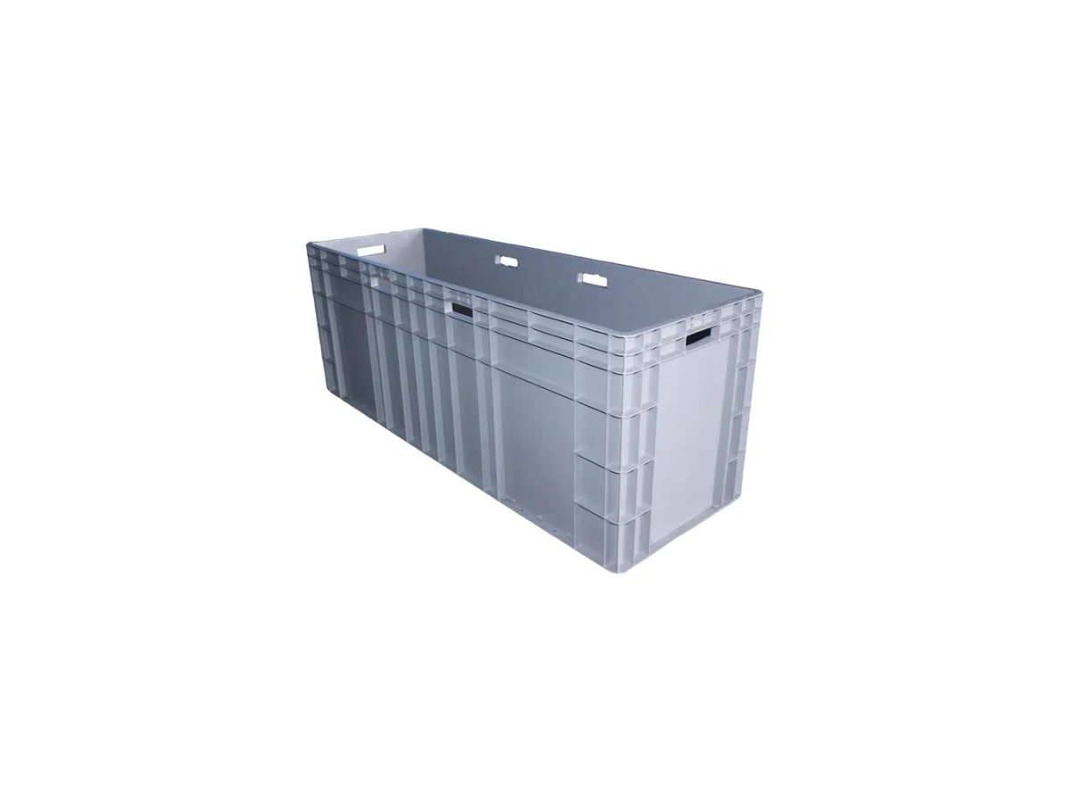 Straight-Wall Euro Logistics Container — 1200 × 400 × 450