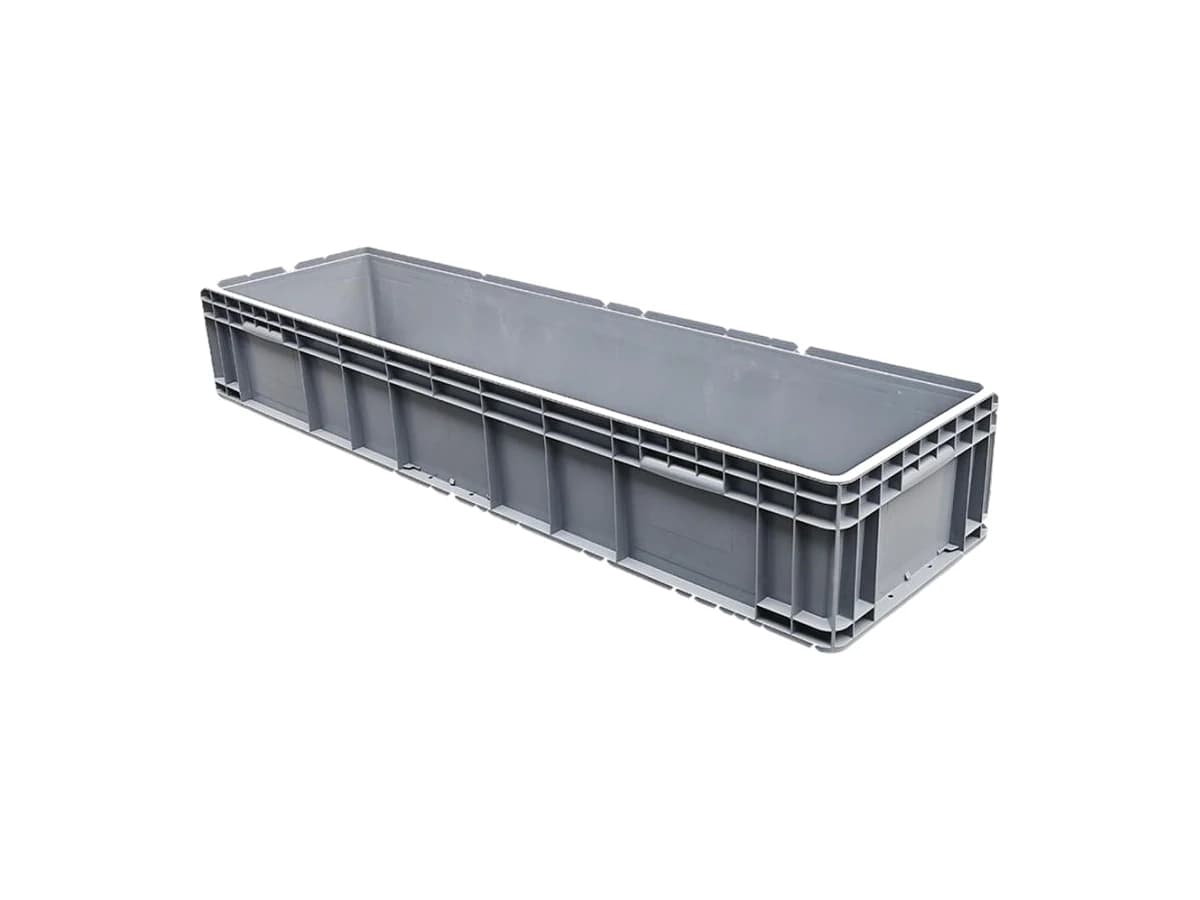 Straight-Wall Euro Logistics Container — 1400 × 400 × 230