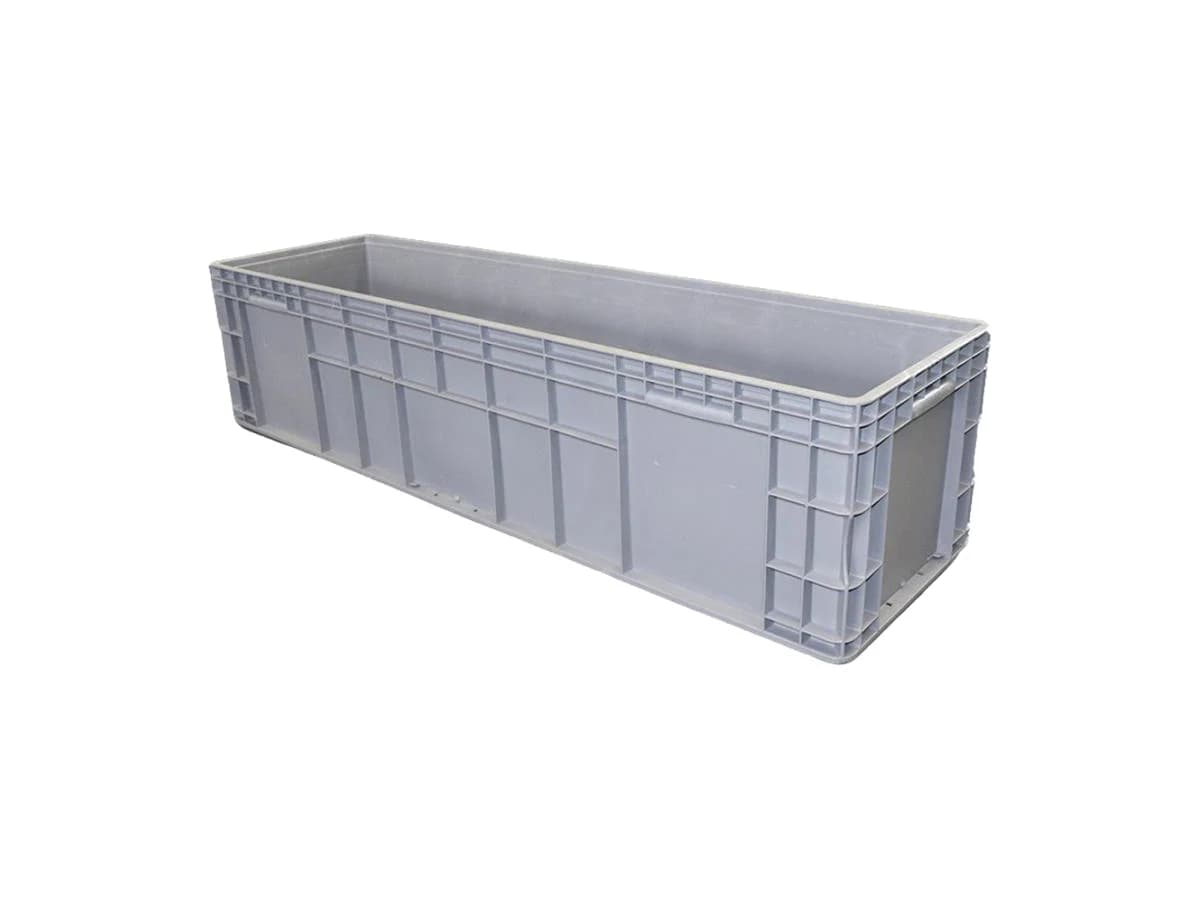 Straight-Wall Euro Logistics Container — 1400 × 400 × 340