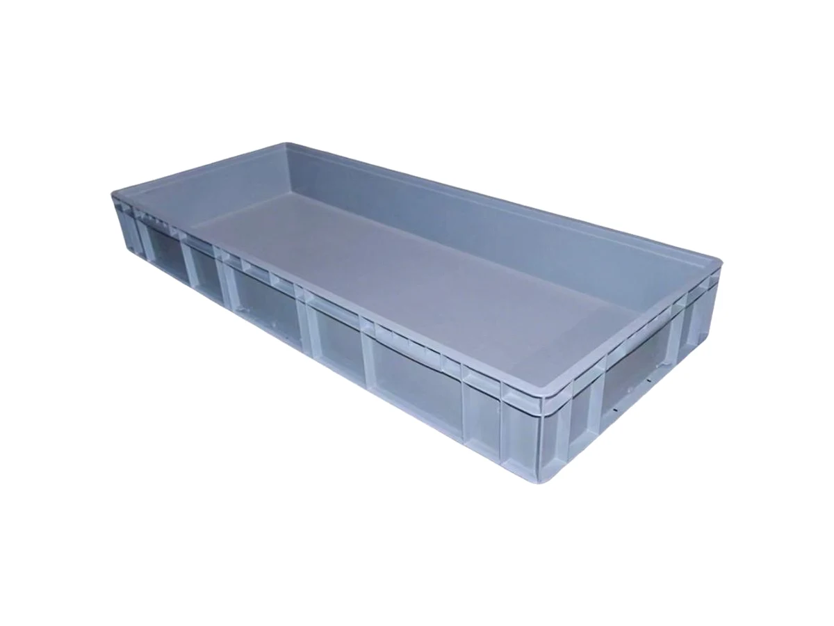Straight-Wall Euro Logistics Container — 1200 × 500 × 148