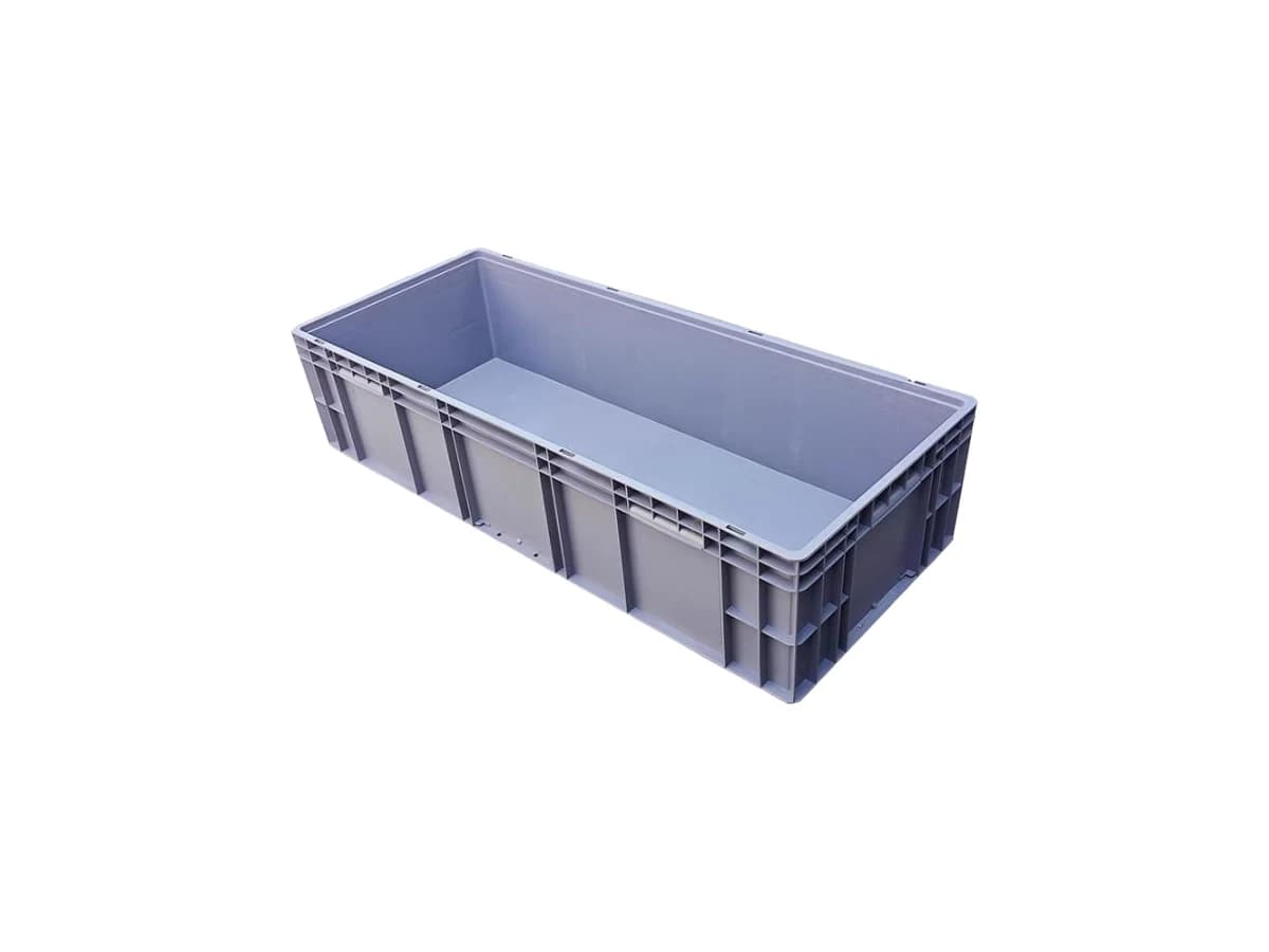 Straight-Wall Euro Logistics Container — 1200 × 500 × 280