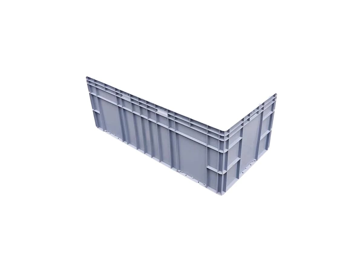 Straight-Wall Euro Logistics Container — 1200 × 600 × 450