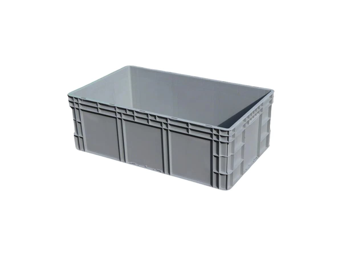 Straight-Wall Euro Logistics Container — 1000 × 600 × 360