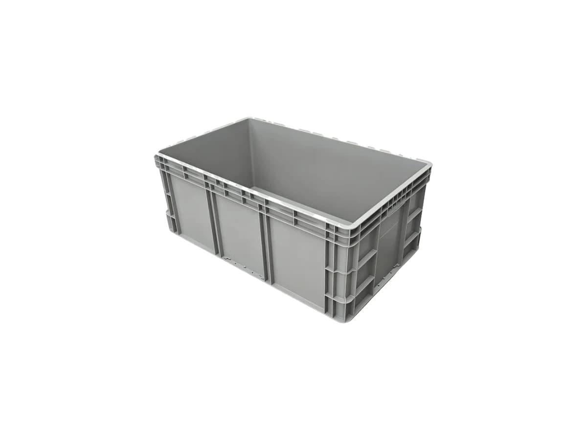 Straight-Wall Euro Logistics Container — 1000 × 600 × 400