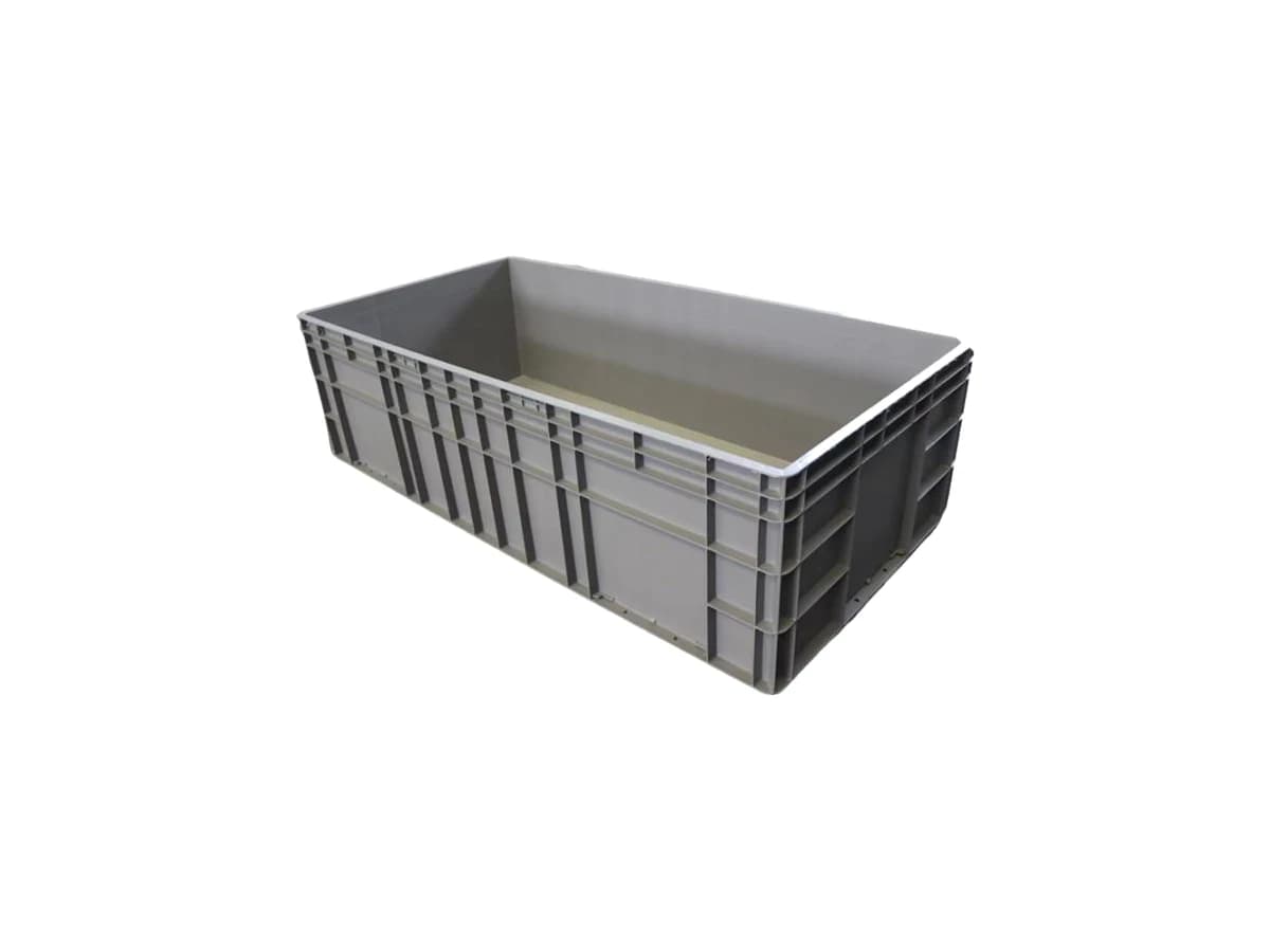 Straight-Wall Euro Logistics Container — 1200 × 600 × 340