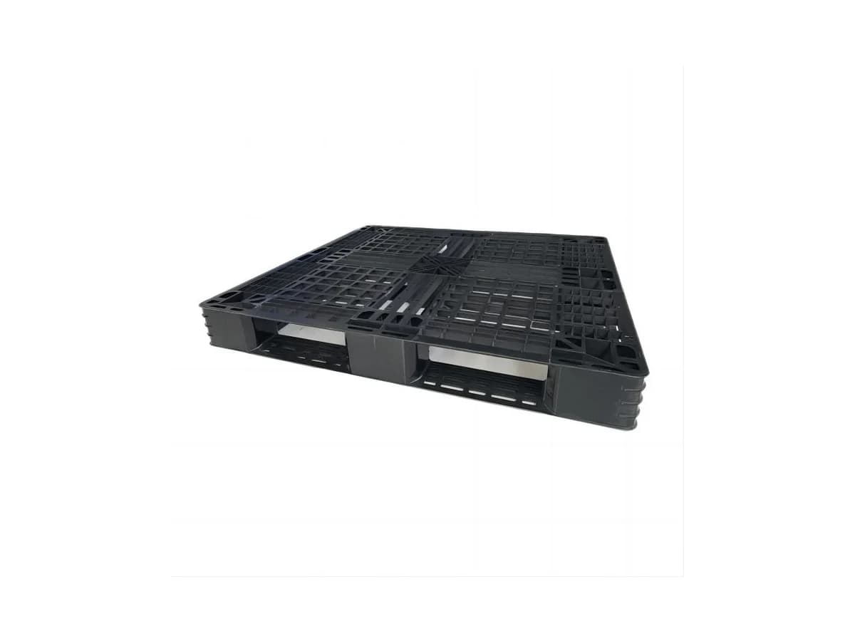 Plastic Pallet 1100 × 1100 × 125mm — Double Faced base