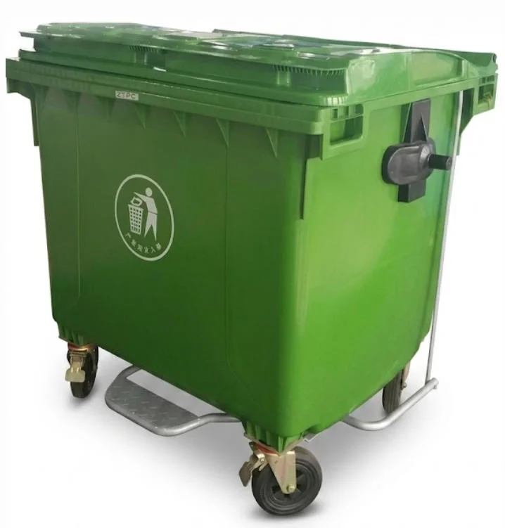 1100L HDPE Wheelie Bin